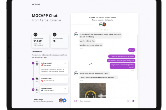 MOCAPP Chat