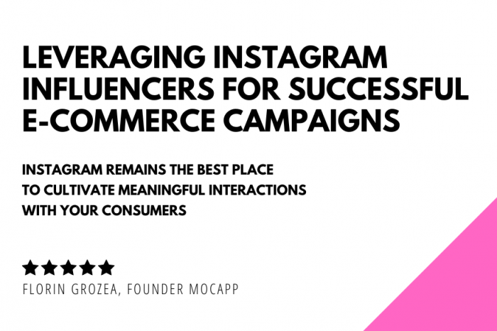 Leveraging Instagram Influencers for successful e-Commerce campaigns