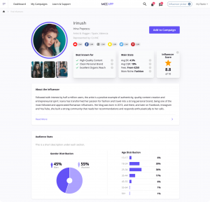 Platforma Influencer Marketing - MOCAPP