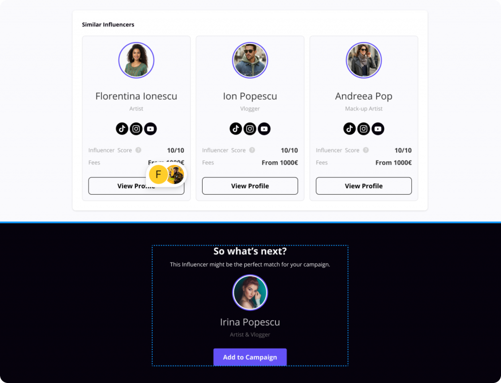 Platforma Influencer Marketing - MOCAPP