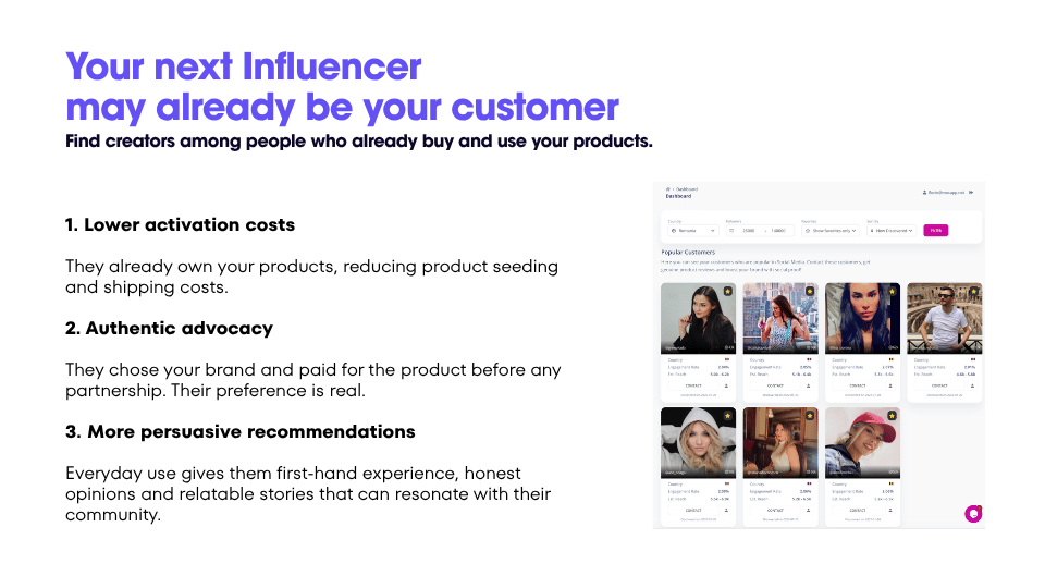 Influencer client - Influential Shopper