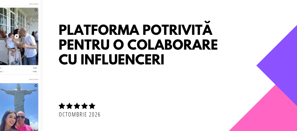 Banner blog - Colaborare cu influenceri